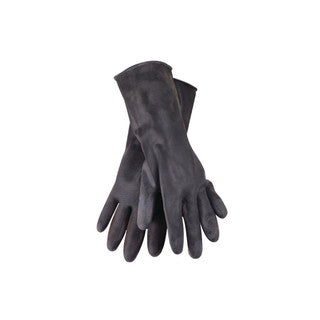 Gummihandschuhe Black Heavyduty 152.11 (OX-ON Chemical Comfort 6300), VE-12