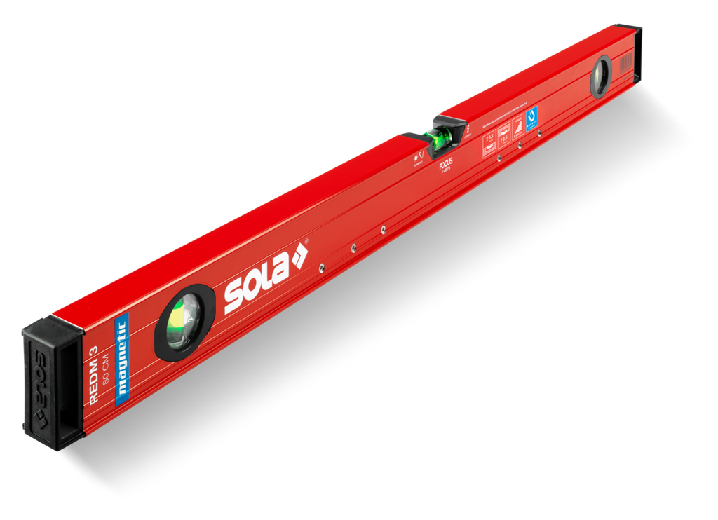 SOLA Alu-Wasserwaage REDM 3 mit Magnet