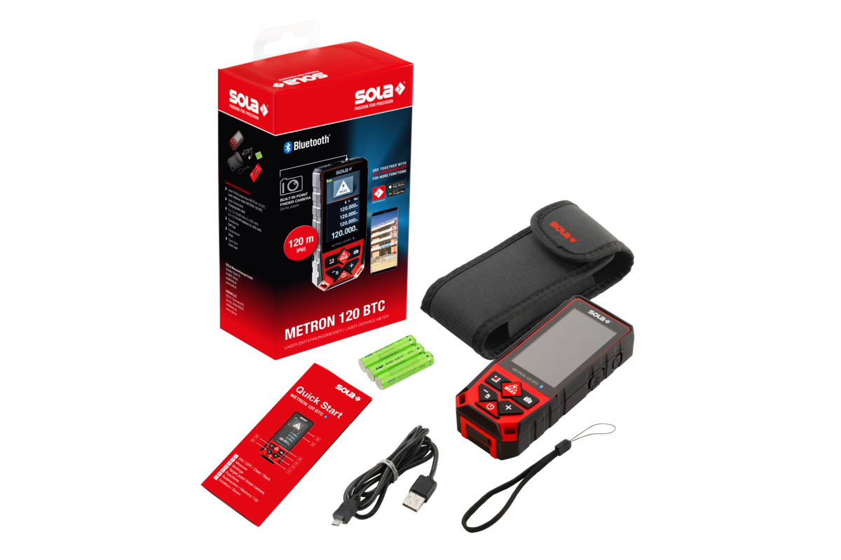 SOLA Laser-Entfernungsmesser METRON 120 BTC
